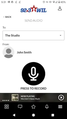92.3 WIL android App screenshot 1